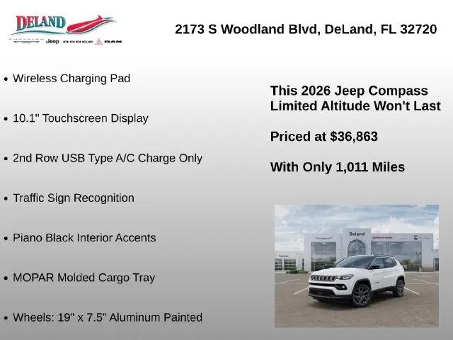 2026 Jeep Compass Limited Altitude