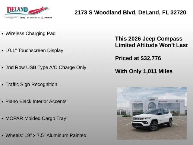 2026 Jeep Compass Limited Altitude
