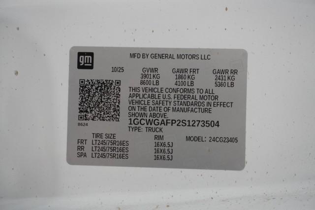 2025 Chevrolet Express Cargo Van RWD 2500 Regular Wheelbase WT
