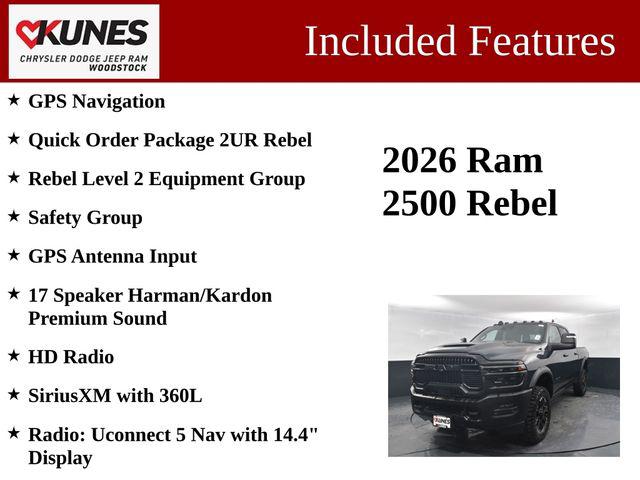 2026 RAM Ram 2500 RAM 2500 REBEL CREW CAB 4X4 64 BOX