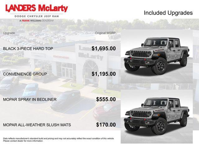 2025 Jeep Gladiator GLADIATOR RUBICON 4X4 2025 Jeep Gladiator GLADIATOR RUBICON 4X4