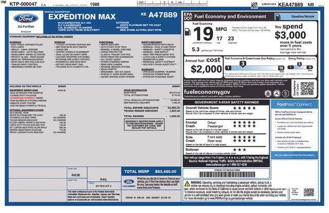 2019 Ford Expedition MAX XLT 2019 Ford Expedition MAX XLT