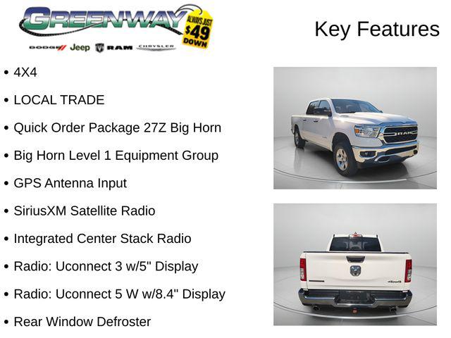 2023 RAM 1500 Big Horn Crew Cab 4x4 57 Box