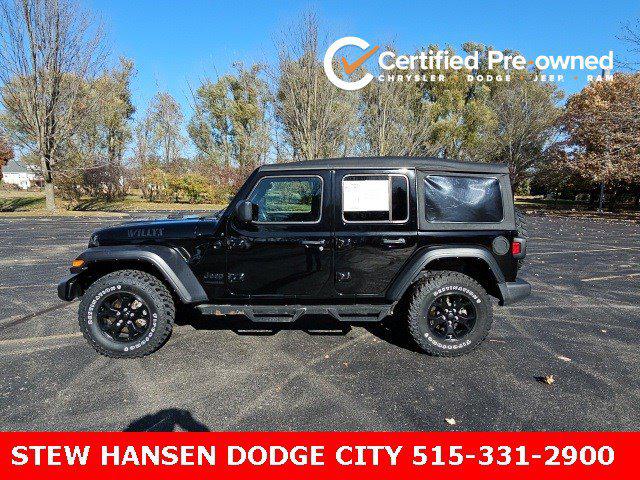 2022 Jeep Wrangler Unlimited Willys 4x4 2022 Jeep Wrangler Unlimited Willys 4x4