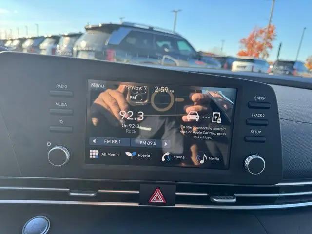 2026 Hyundai Elantra Hybrid Blue