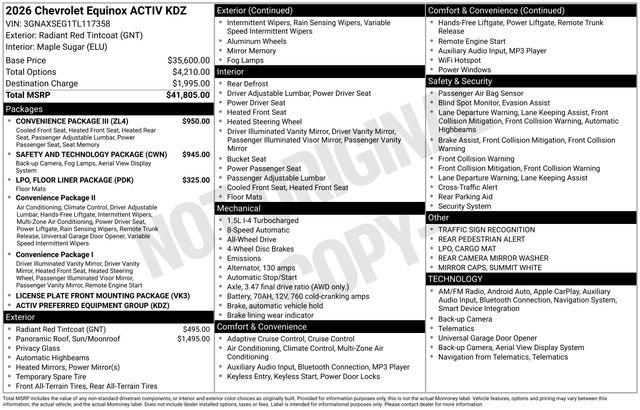 2026 Chevrolet Equinox AWD ACTIV