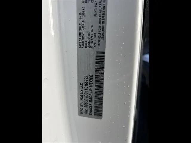 2026 Ram ProMaster 2500 Cargo Van SLT High Roof 159" WB