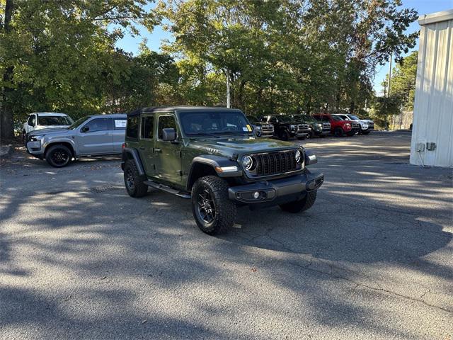 2024 Jeep Wrangler 4-Door Willys 4x4 2024 Jeep Wrangler 4-Door Willys 4x4