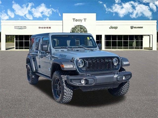 2024 Jeep Wrangler 4-Door Willys 4x4 2024 Jeep Wrangler 4-Door Willys 4x4