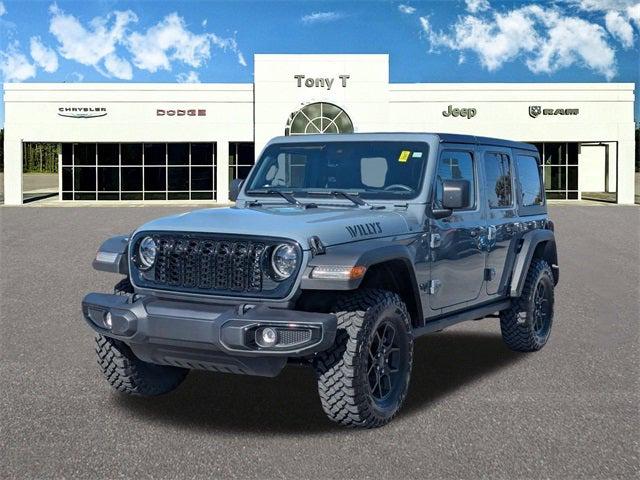2024 Jeep Wrangler 4-Door Willys 4x4 2024 Jeep Wrangler 4-Door Willys 4x4