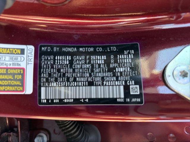 2018 Honda Clarity Plug-In Hybrid Touring