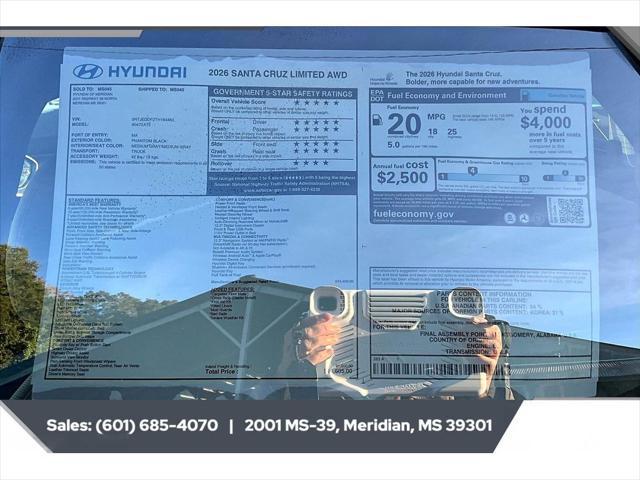2026 Hyundai Santa Cruz Limited
