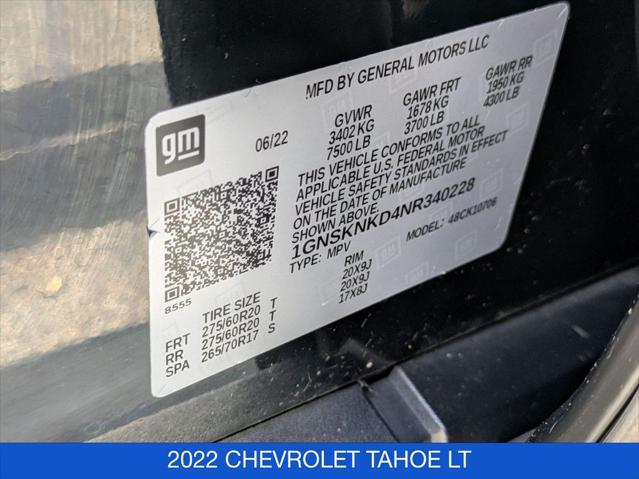 2022 Chevrolet Tahoe 4WD LT
