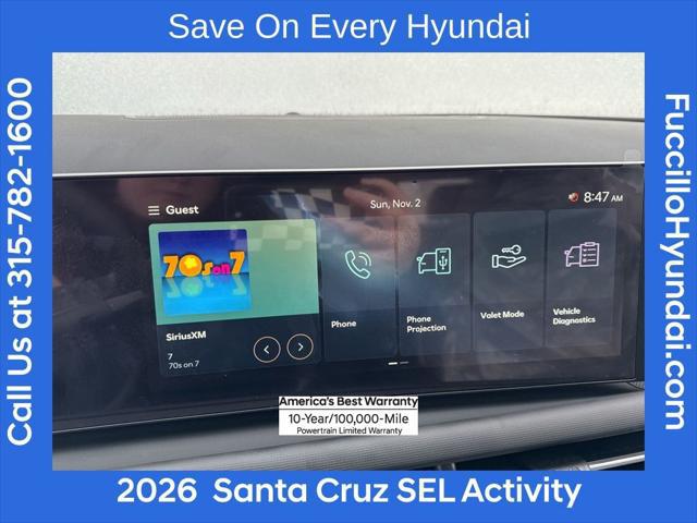 2026 Hyundai Santa Cruz SEL Activity