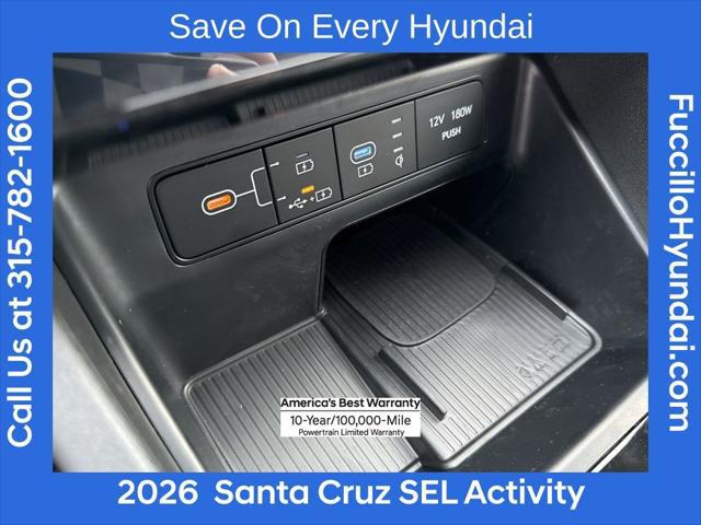 2026 Hyundai Santa Cruz SEL Activity