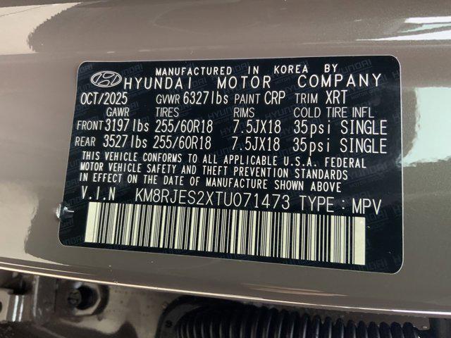 2026 Hyundai Palisade XRT Pro