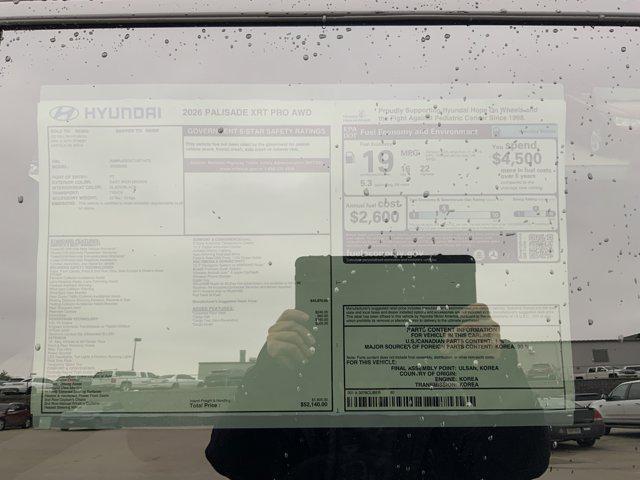 2026 Hyundai Palisade XRT Pro