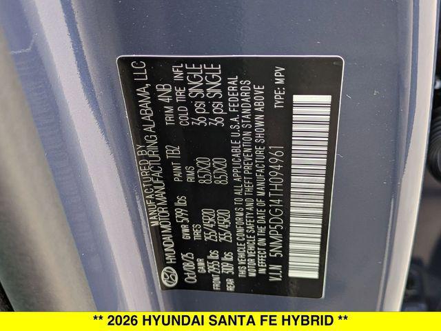 2026 Hyundai Santa Fe Hybrid Calligraphy