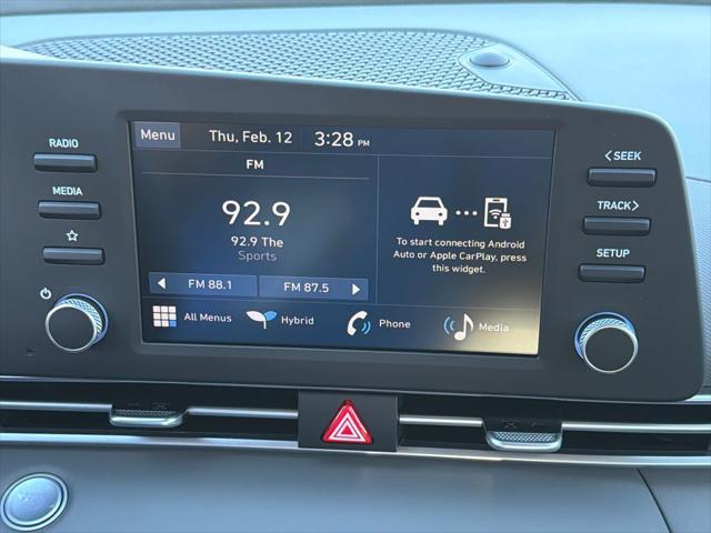 2026 Hyundai Elantra Hybrid Blue