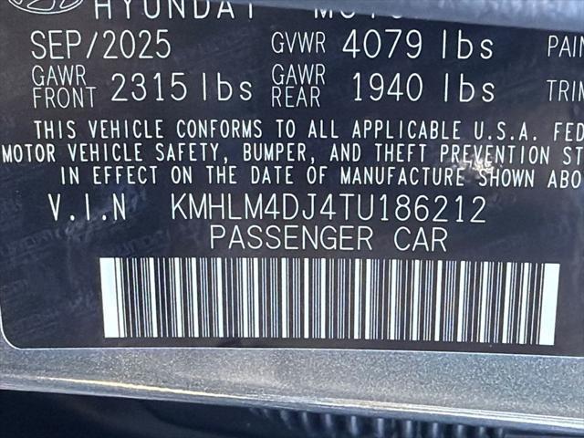 2026 Hyundai Elantra Hybrid Blue