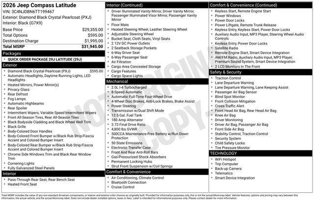2026 Jeep Compass Latitude