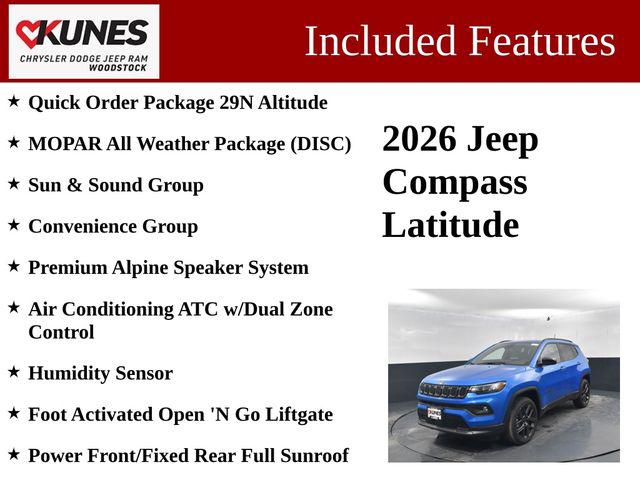 2026 Jeep Compass COMPASS LATITUDE ALTITUDE 4X4