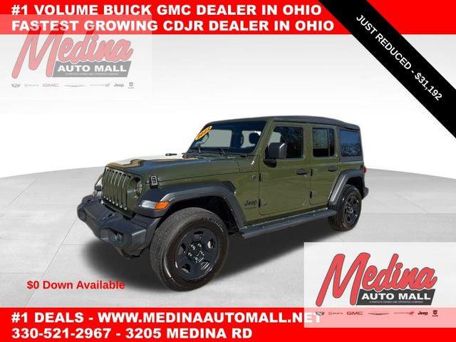 2022 Jeep Wrangler Unlimited Sport 4x4 2022 Jeep Wrangler Unlimited Sport 4x4