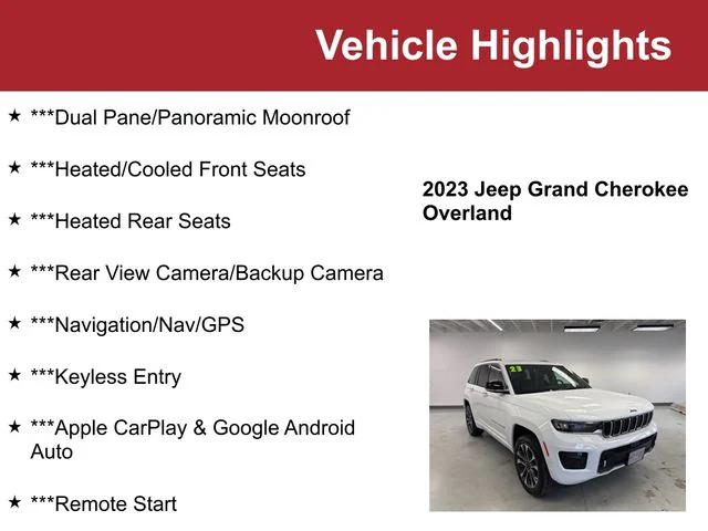 2023 Jeep Grand Cherokee Overland 4x4
