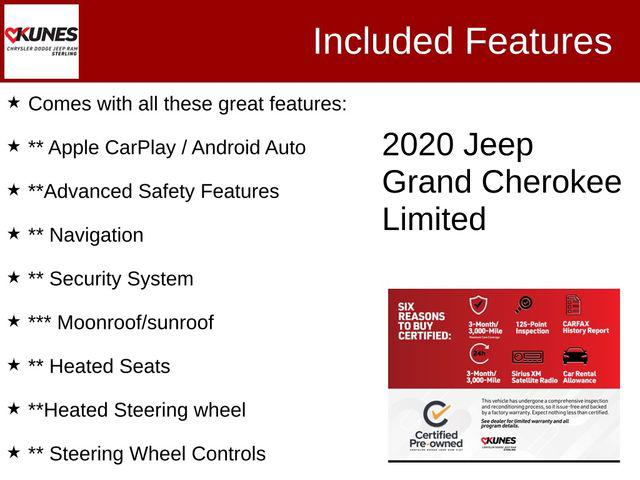 2020 Jeep Grand Cherokee Limited 4X4