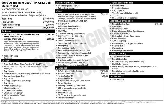 2010 Dodge Ram 2500 SLT 2010 Dodge Ram 2500 SLT