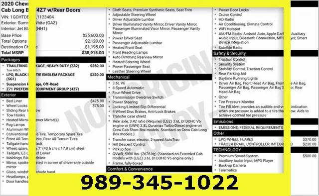 2020 Chevrolet Colorado 4WD Extended Cab Long Box Z71 2020 Chevrolet Colorado 4WD Extended Cab Long Box Z71