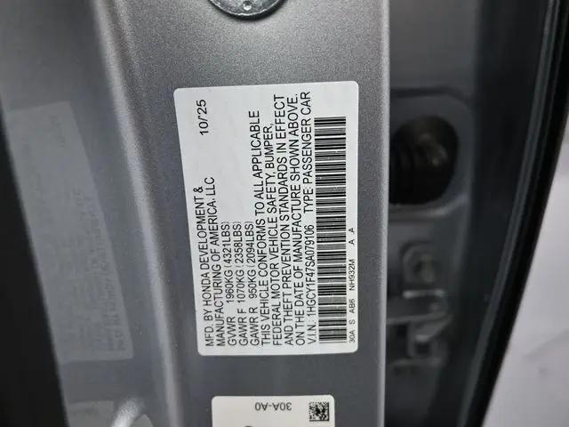 2025 Honda Accord Sedan SE