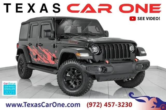 2022 Jeep Wrangler Unlimited Willys Sport 4x4 for sale in Carrollton, TX