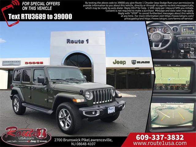 2022 Jeep Wrangler Unlimited Sahara 4x4 2022 Jeep Wrangler Unlimited Sahara 4x4