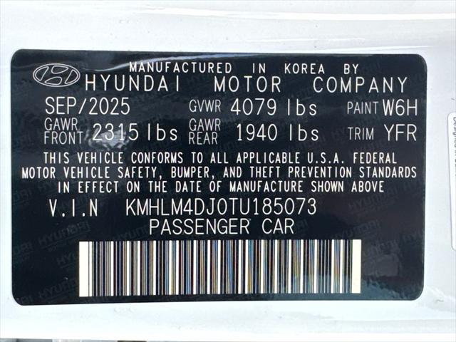 2026 Hyundai Elantra Hybrid SEL Sport