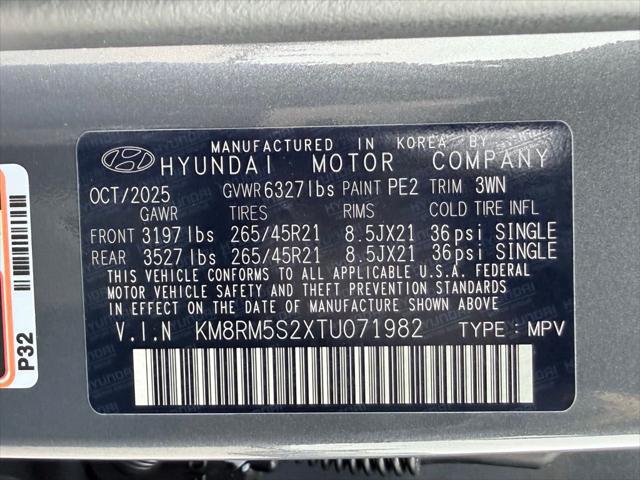 2026 Hyundai Palisade Calligraphy