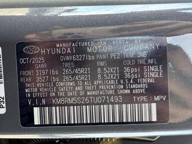 2026 Hyundai Palisade Calligraphy