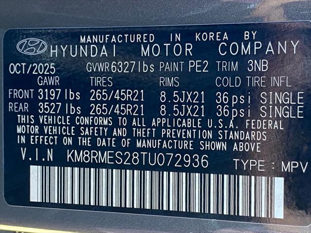 2026 Hyundai Palisade Calligraphy