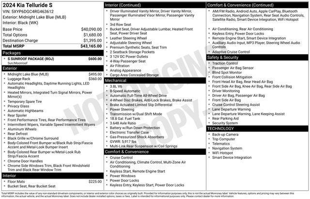 2024 Kia Telluride S