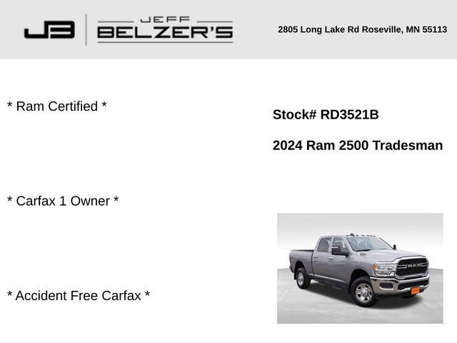 2024 RAM 2500 Tradesman Crew Cab 4x4 64 Box 2024 RAM 2500 Tradesman Crew Cab 4x4 64 Box