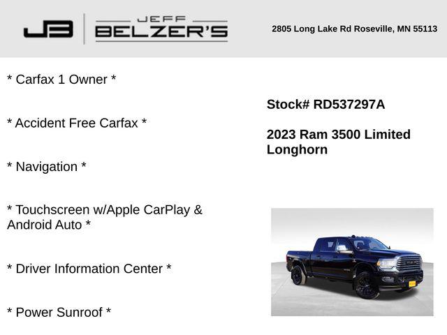 2023 RAM 3500 Limited Longhorn Mega Cab 4x4 64 Box