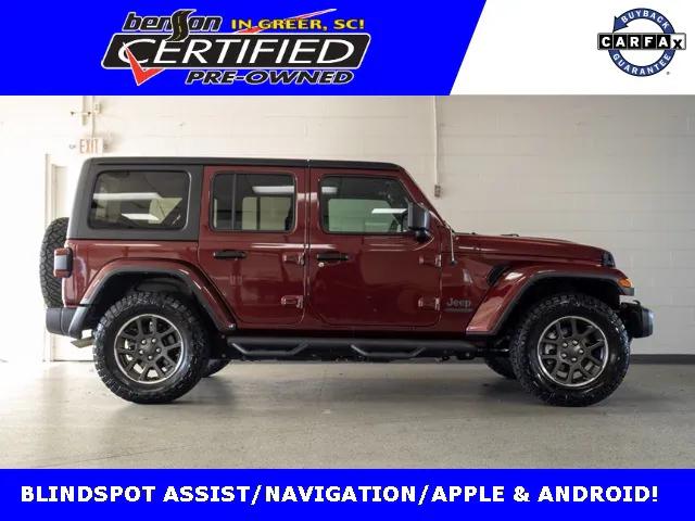 2021 Jeep Wrangler Unlimited 80th Anniversary 4x4 2021 Jeep Wrangler Unlimited 80th Anniversary 4x4