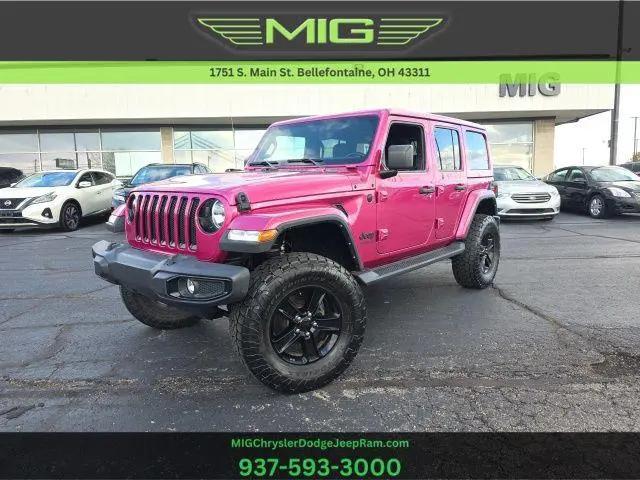 2022 Jeep Wrangler Unlimited Sahara Altitude 4x4 for sale in Bellefontaine, OH