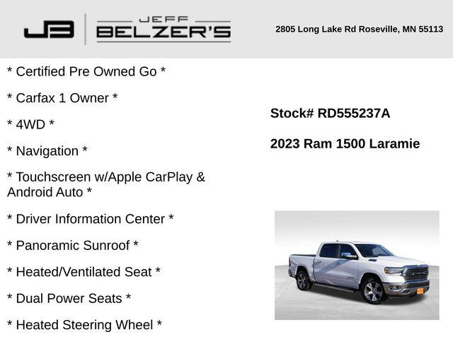 2023 RAM 1500 Laramie Crew Cab 4x4 57 Box