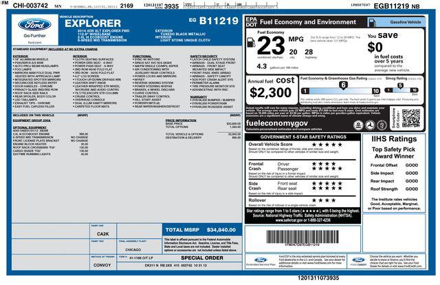 2014 Ford Explorer XLT 2014 Ford Explorer XLT