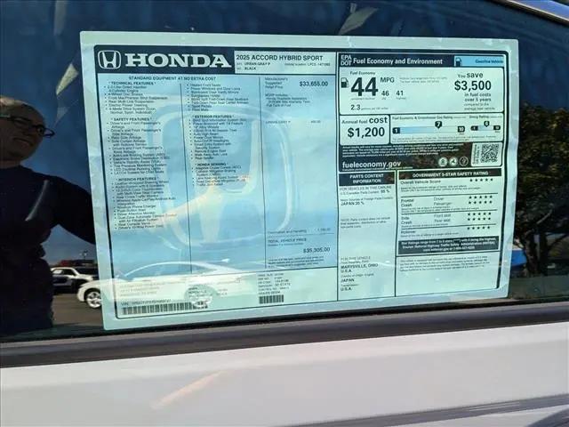 2025 Honda Accord Sedan Sport
