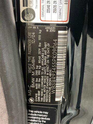 2005 BMW M3 Convertible / 3.2L 6Cyl / 6-SPEED MANUAL/69K MILES