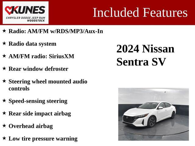 2024 Nissan Sentra SV Xtronic CVT 2024 Nissan Sentra SV Xtronic CVT