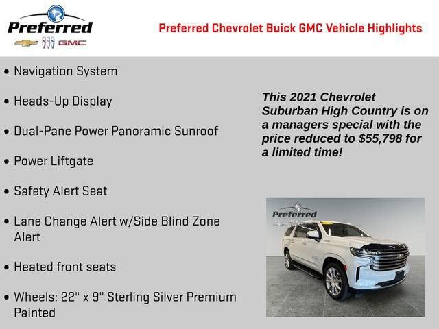 2021 Chevrolet Suburban 4WD High Country 2021 Chevrolet Suburban 4WD High Country
