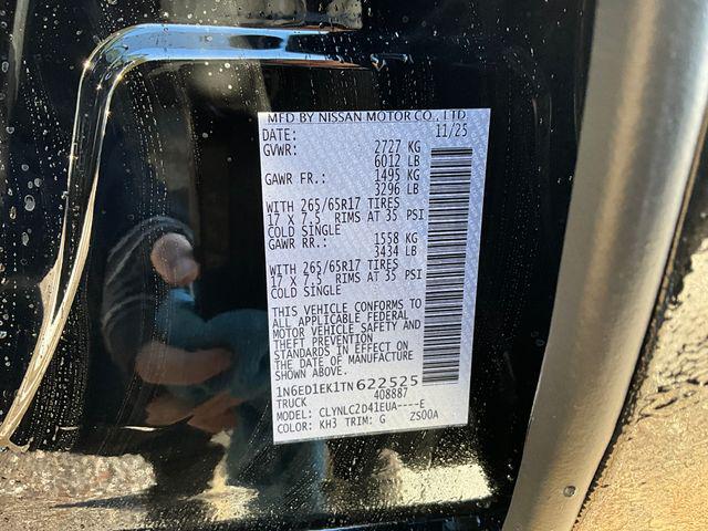 2026 Nissan Frontier Crew Cab SV 4x4